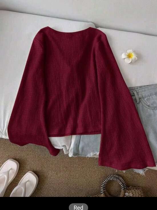 Red Medium Top - Picture 2 of 2